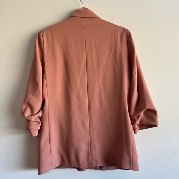 River Island ruched sleeve blazer & pants set in light pink size US 6/8 - Picture 7 of 16